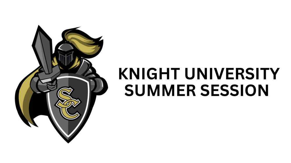 Black Knight logo on the left with the words  KNIGHT UNIVERSITY SUMMER SESSION to the right 